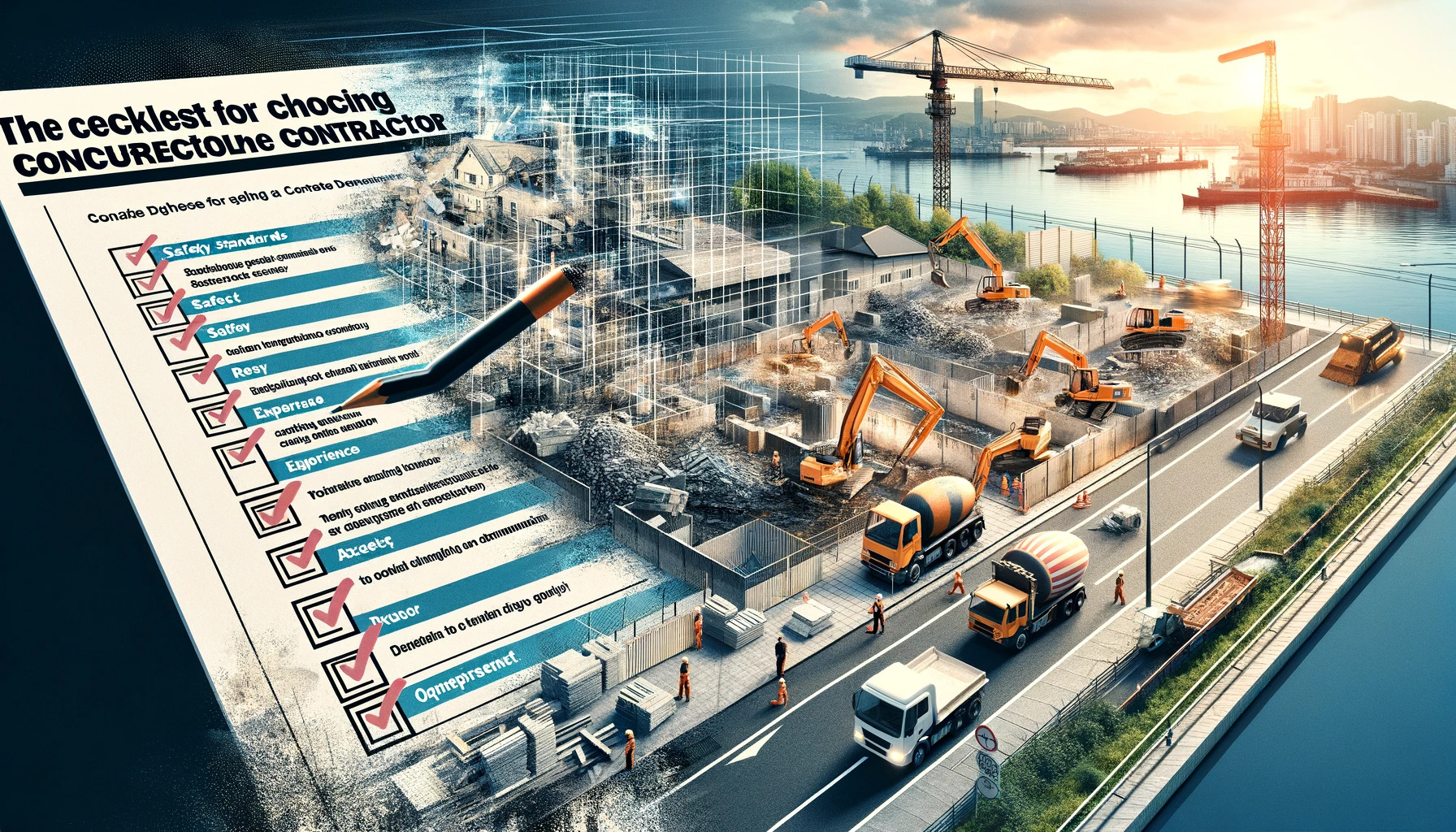 広島県神辺エリアでコンクリートの解体業者を選ぶ際のチェックシート